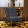 Francuska stolica od tkanine siva