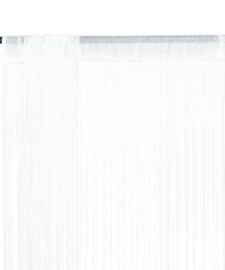 Končane Zavjese 2 kom 140x250 cm Bijele