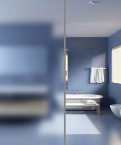 Ljepljiva mutna prozorska folija za privatnost mliječno staklo  0