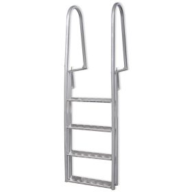 Ljestve za Bazen s 4 Stepenice Aluminijske 170 cm