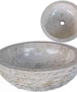 Mramorni Umivaonik 40 cm Krem