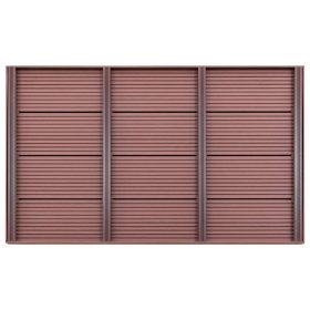Podni element za solarni tuš smeđi 101 x 63 x 5