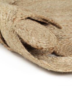 Ručno rađeni pleteni tepih od jute 90 cm
