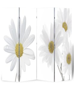 Sklopiva sobna pregrada s uzorkom cvijeća 160x170 cm