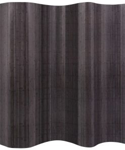 Sobna Pregrada od Bambusa Siva 250x195 cm