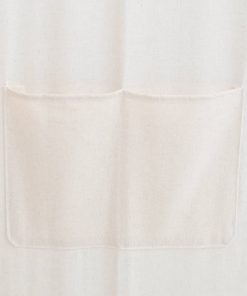 Sobna pregrada s 5 panela od tkanine 200 x 170 x 4 cm krem