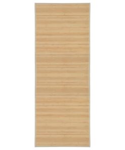 Tepih od bambusa 80 x 200 cm prirodna boja