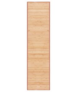Tepih od bambusa 80 x 300 cm smeđi