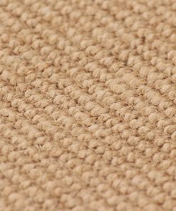 Ukrasni tepih od jute s podlogom od lateksa 140x200 cm  prirodne boje