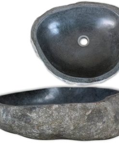 Umivaonik od riječnog kamena ovalni 30 - 37 cm