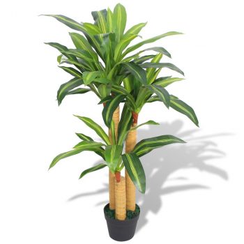 Umjetna biljka Dracena s posudom 100 cm Zelena