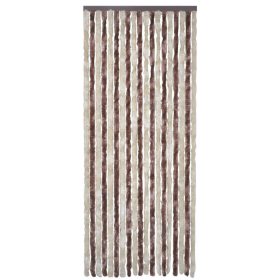 Zastor protiv insekata bež-svjetlosmeđi 90 x 220 cm šenil
