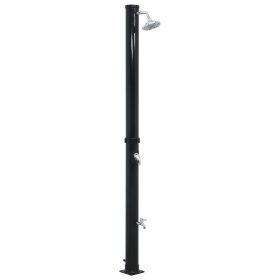 Solarni tuš crni 220 cm 20 L