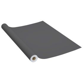 Samoljepljiva folija za namještaj siva 500 x 90 cm PVC