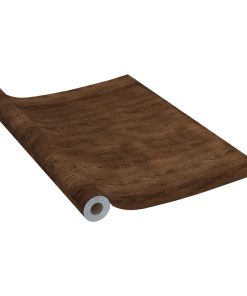 Samoljepljiva folija za namještaj tamni hrast 500 x 90 cm PVC
