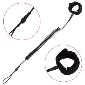 Spiralna vezica za SUP crna 25