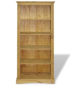 Biblioteka s 5 Polica od Meksičkog Bora Asortiman Corona 81x29x170 cm