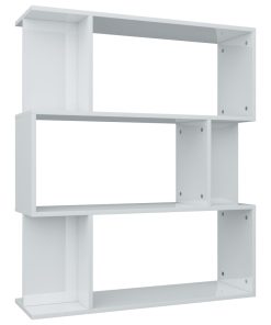 Ormarić za knjige / sobna pregrada bijeli 80x24x96 cm iverica