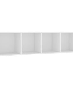 Ormarić za knjige/TV bijeli 143 x 30 x 36 cm