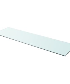 Ploče za police 2 kom staklene prozirne 110 x 30 cm