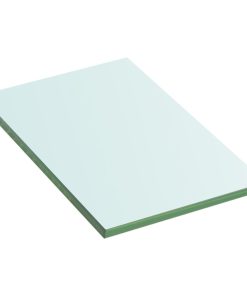 Ploče za police 2 kom staklene prozirne 20 x 12 cm