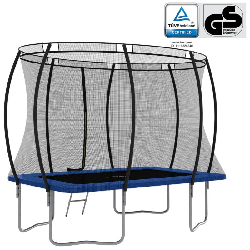 Set trampolina pravokutni 274 x 183 x 76 cm 150 kg - Image 4