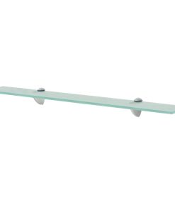 Zidne police 2 kom staklene 70 x 20 cm 8 mm