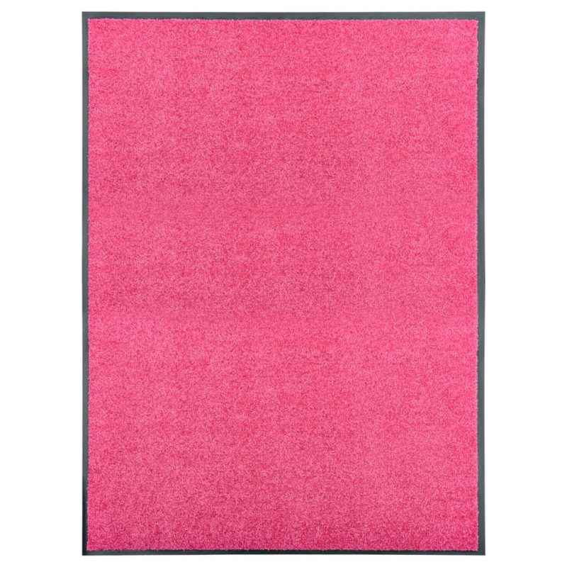 Otirač perivi ružičasti 90 x 120 cm
