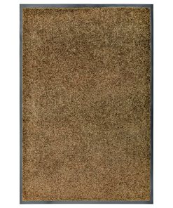 Otirač perivi smeđi 60 x 90 cm
