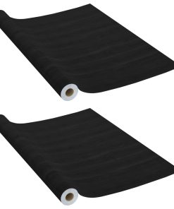 Samoljepljive folije za namještaj 2kom tamno drvo 500x90 cm PVC
