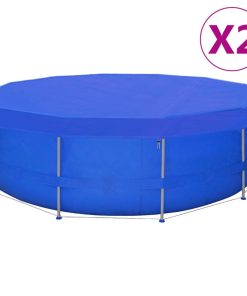 Navlake za bazen 2 kom PE okrugle 540 cm 90 g/m²