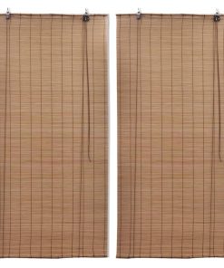 Rolete od bambusa 2 kom 100 x 160 cm smeđe