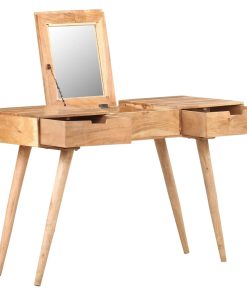 Toaletni stolić s ogledalom 112 x 45 x 76 cm od bagremovog drva