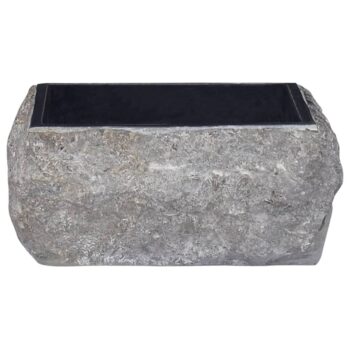 Umivaonik crni 30 x 30 x 13 cm mramorni