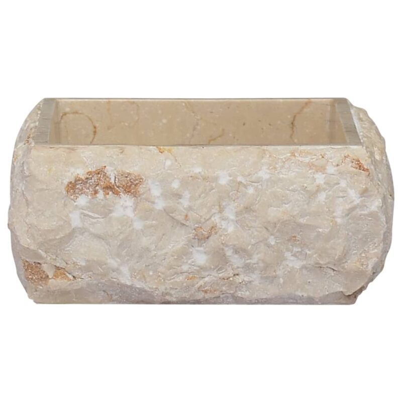 Umivaonik krem 30 x 30 x 13 cm mramorni