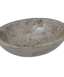 Umivaonik sivi 53 x 40 x 15 cm mramorni