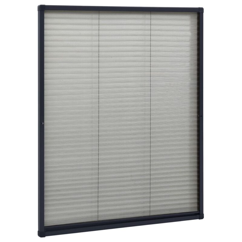 Zaslon protiv insekata za prozore antracit aluminijski 60x80 cm - Image 3