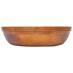 Umivaonik od masivne tikovine Φ 40 x 10 cm