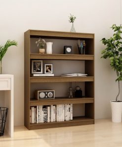 Ormarić za knjige / pregrada boja meda 100x30x135