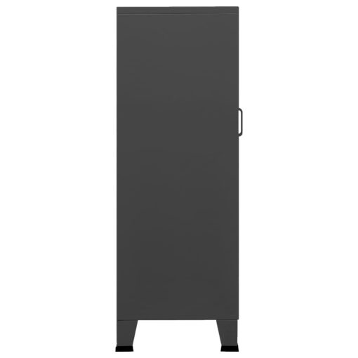 Industrijski ormarić za pohranu antracit 70x40x115 cm metalni - Slika 4