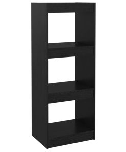 Ormarić za knjige / pregrada crni 40x30x103
