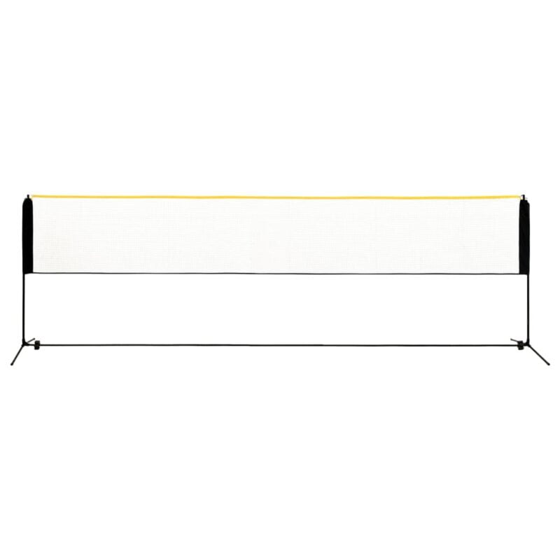 Podesiva mreža za badminton 500 x 103 x 94 - 158 cm metalna