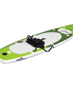 Set daske za veslanje stojeći na napuhavanje zeleni 360x81x10cm