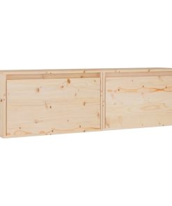 Zidni ormarići 2 kom 60 x 30 x 35 cm od masivne borovine