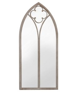 Ogledalo boja pijeska 100x45 cm željezno za unutarnju upotrebu