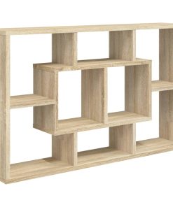 Zidna polica boja hrasta sonome 85x16x52