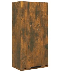 Zidni kupaonski ormarić boja dimljenog hrasta 32 x 20 x 67 cm