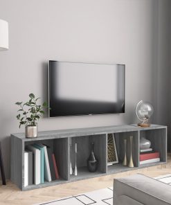 Ormarić za knjige / TV ormarić hrast sonoma 143x30x36 cm drvo