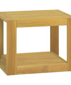 Zidni kupaonski ormarić 45 x 45 x 35 cm od masivne tikovine