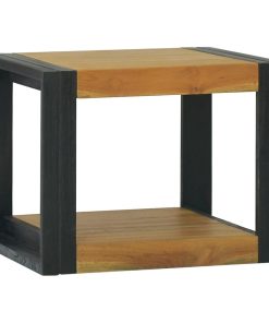 Zidni kupaonski ormarić 45 x 45 x 35 cm od masivne tikovine